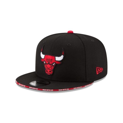 Chicago Bulls Gorra | New Era NBA Callout Trim 9fifty Snapback Cap Mexico - Negros